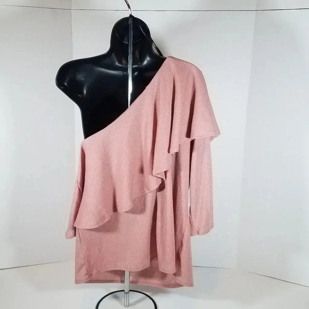 One Shoulder belle& sky top